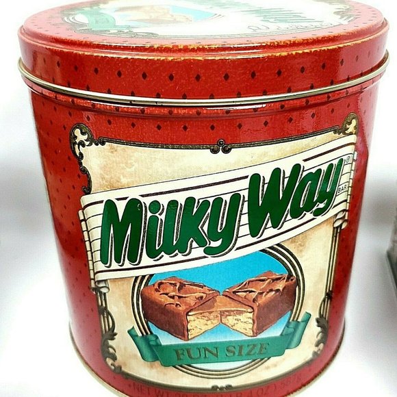 5 Vintage Christmas Tin Canister - Picture 5 of 8